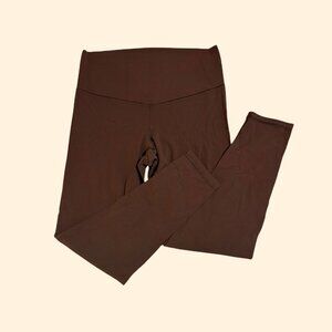 OFFLINE by Aerie Real Me Xtra High Waisted Hold Up! Leggings, Brown, Size L